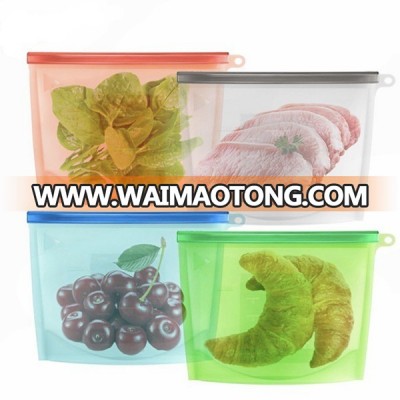 Hot sale Keeping Fresh Reusable Silicone Food Storage Preservation Bags