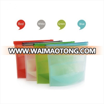 Eco Friendly and BPA Free Silicone Food Sealer Storage Bag