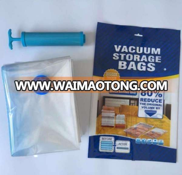 PE Plastic Type and Clothing Use industrial vacuum storage bag